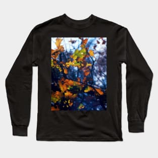 oak leaves in autumn Long Sleeve T-Shirt